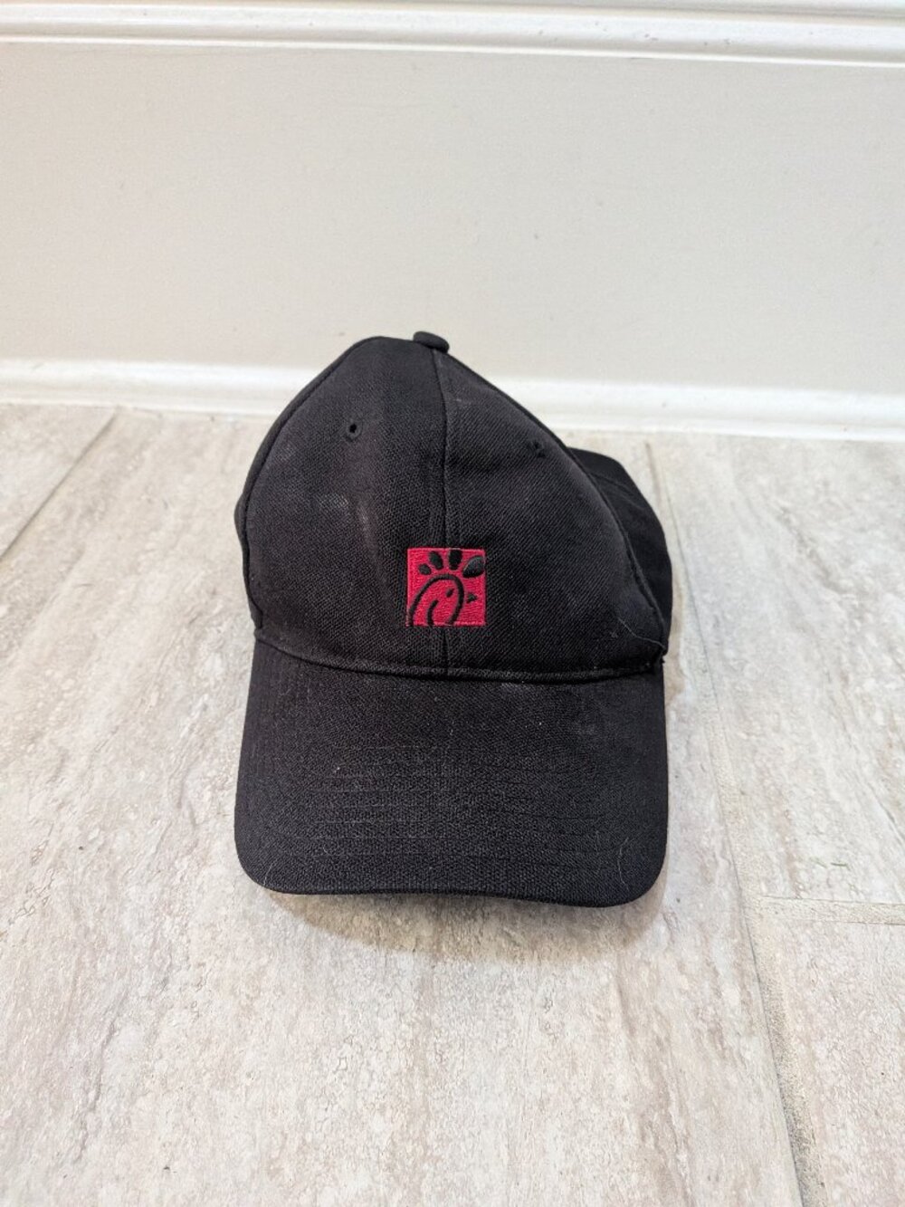 Chick-Fil-A Team Style oobe Hat Cap Strapback black Embroidered Logo Chickfila